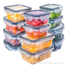 Kitchen Food Container Plastic with Locking Lids